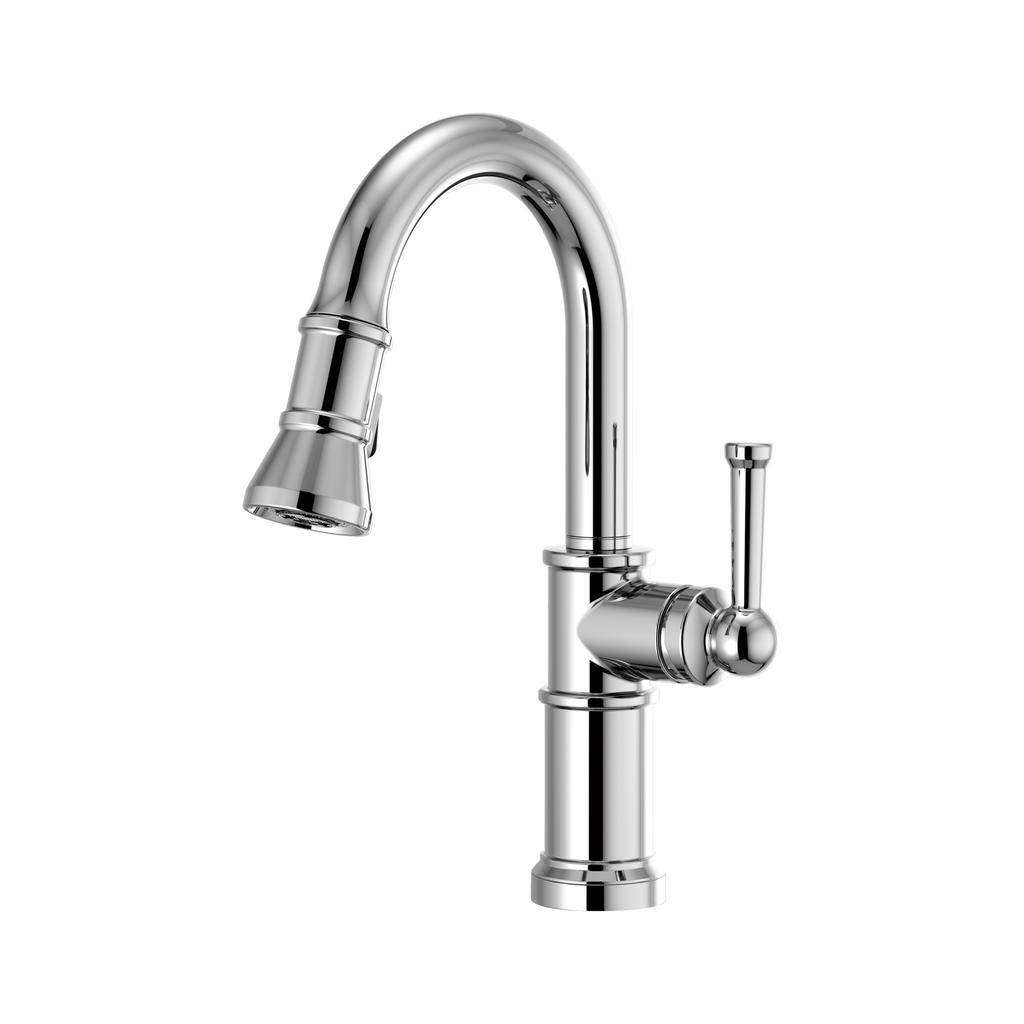 Brizo 63925LF Artesso Pull Down Prep Faucet Chrome 1