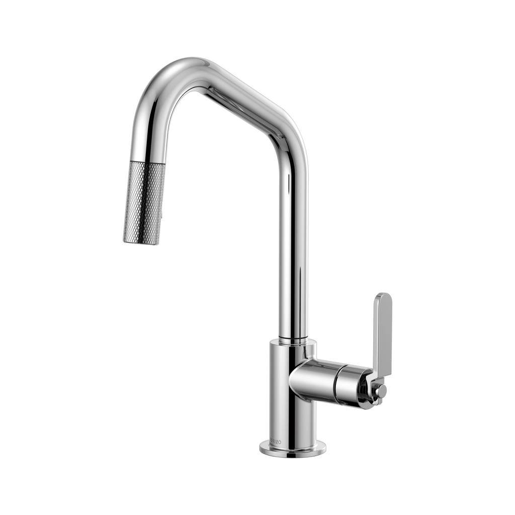 Brizo 63064LF Litze Pull Down Angled Spout Kitchen Faucet Chrome 1