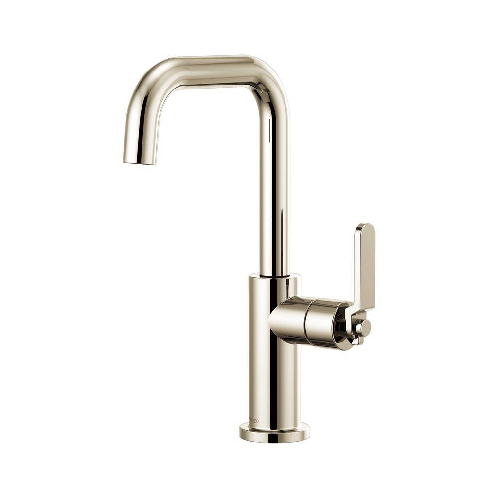 Brizo 61054LF Litze Square Spout Bar Faucet Polished Nickel 1