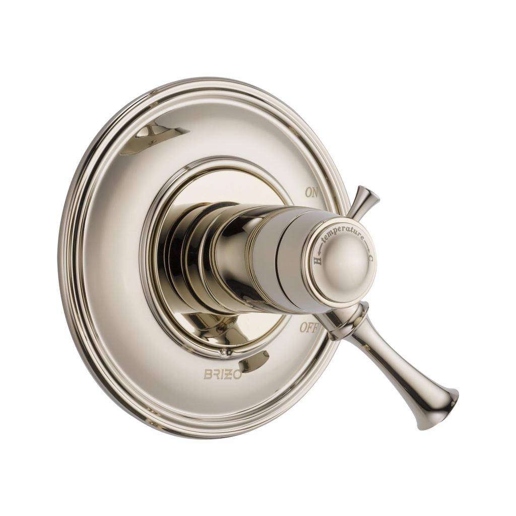 Brizo T60005 Baliza Thermostatic Valve Trim Polished Nickel 1