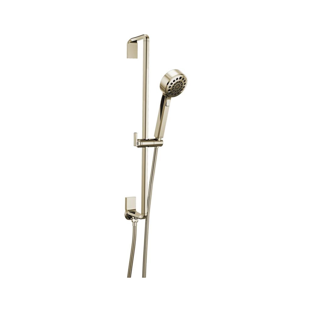 Brizo 88798 Levoir Slide Bar Handshower With H2Okinetic Technology Polished Nickel 1