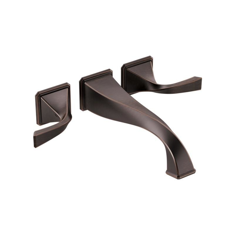 Brizo T70430-RB Virage Two Handle Wall Mount Tub Filler Venetian Bronze 1