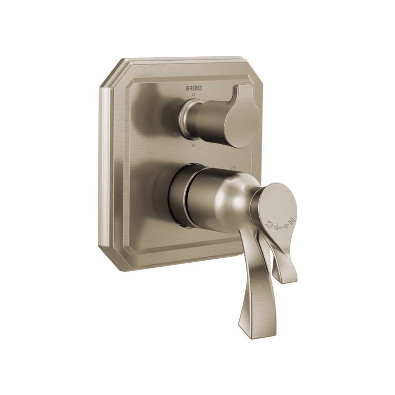 Brizo T75630-BN Virage Tempassure Thermostatic Valve 6 Function Diverter Brushed Nickel 1