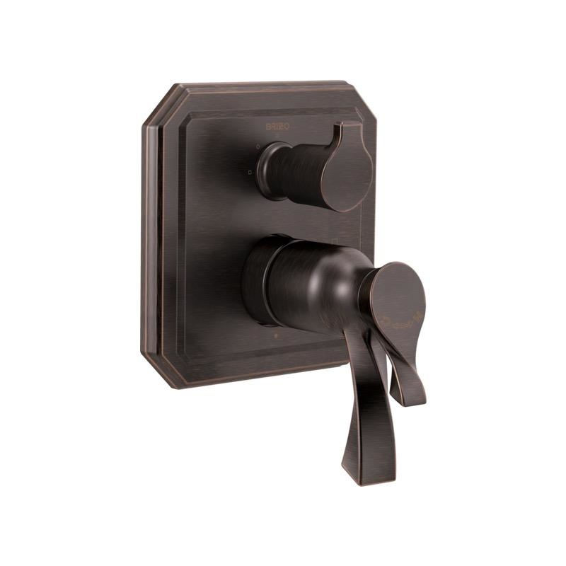 Brizo T75530-RB Virage Tempassure Thermostatic Valve 3 Function Diverter Venetian Bronze 1