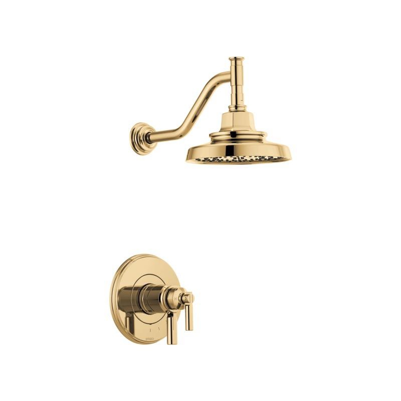 Brizo T60276 Invari Tempassure Thermostatic Shower Only Trim Polished Gold 1