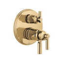 Brizo T75676 Invari Tempassure Thermostatic Valve 6 Function Diverter Polished Gold 1