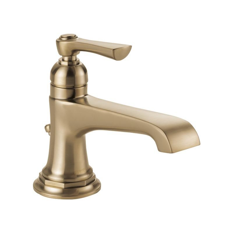 Brizo 65060LF Rook Single Handle Single Hole Lavatory Faucet Luxe Gold 1