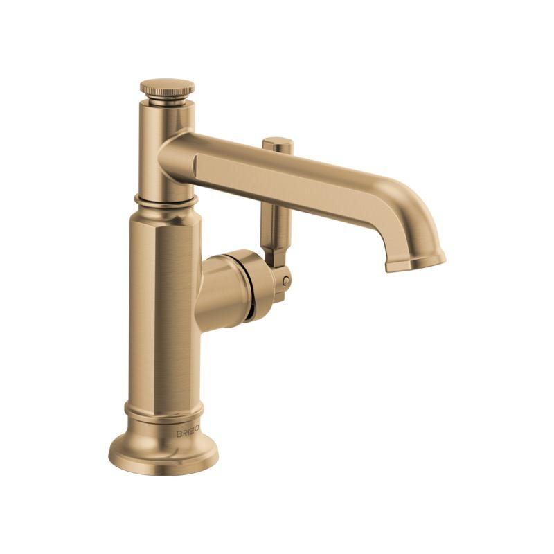 Brizo 65076LF Invari Single Handle Lavatory Faucet Luxe Gold 1