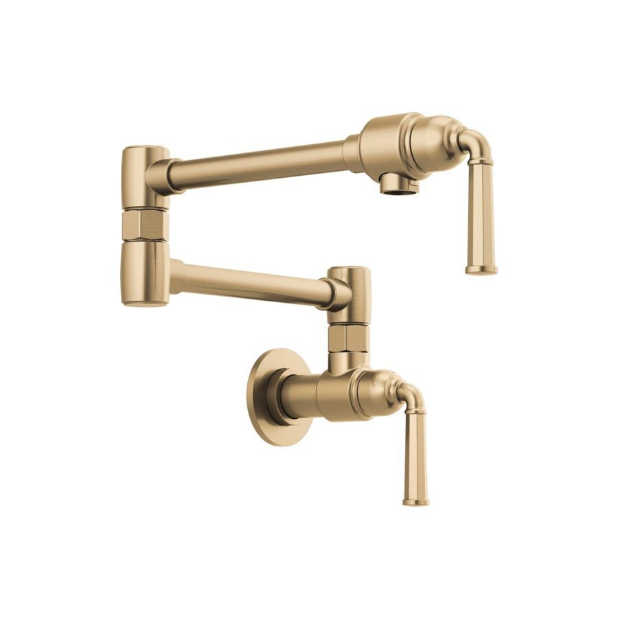 Brizo 62874LF Rook Wall Mount Pot Filler Luxe Gold 1