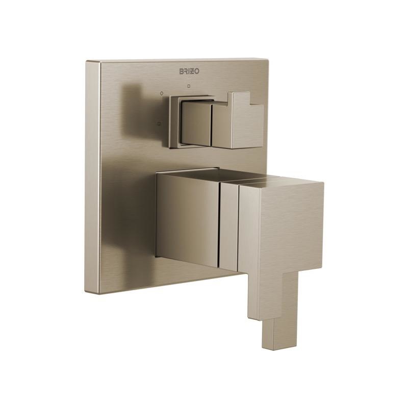 Brizo T75580-BN Siderna Tempassure Thermostatic Valve 3 Function Diverter Brushed Nickel 1