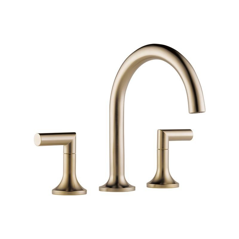 Brizo T67375-GL Odin 3 Hole Roman Tub Faucet Luxe Gold 1