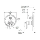 Brizo T75661-GL Rook TempAssure Thermostatic Valve 3 Setting Diverter Trim Luxe Gold 2