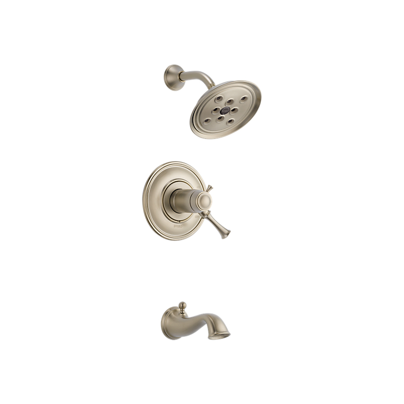 Brizo T60405 Baliza Tempassure Thermostatic Tub Shower Brushed Nickel 1