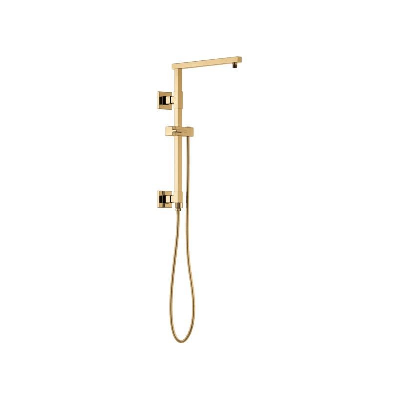 Brizo 80099 Euro Square Shower Column Polished Gold 1