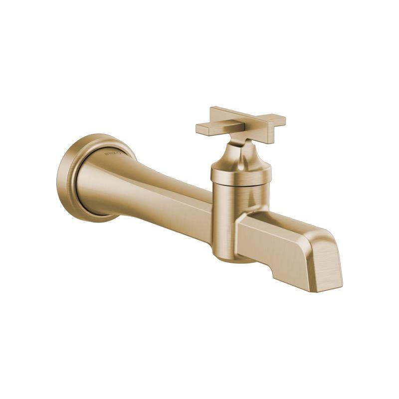 Brizo T65798LF Levoir Single Handle Wall Mount Lavatory Faucet Luxe Gold 1