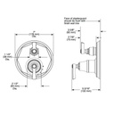 Brizo T75P560 Rook Pressure Balance Valve 3 Function Diverter Trim Luxe Nickel 2