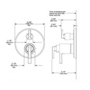 Brizo T75598 Levoir Tempassure Thermostatic Valve 3 Function Diverter Trim Chrome 2