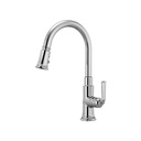 Brizo 63074LF Rook Single Handle Pull Down Kitchen Faucet Chrome 1