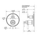 Brizo T75676 Invari Tempassure Thermostatic Valve 6 Function Diverter Chrome 2