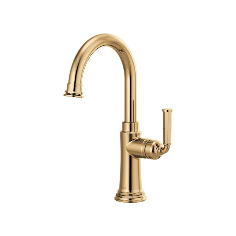 Brizo 61074LF Rook Single Handle Bar Faucet Polished Gold 1