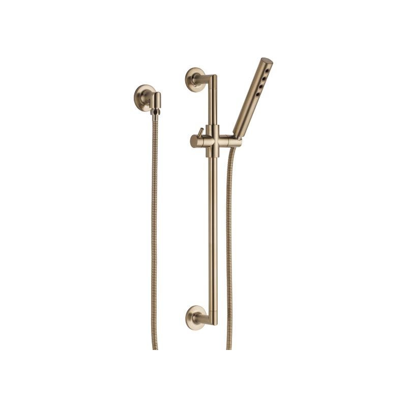 Brizo 88775 Odin Slide Bar With Hand Shower Luxe Gold 1