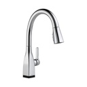 Delta 9183T Mato Single Handle Pull Down Kitchen Faucet With Touch2O Chrome 1