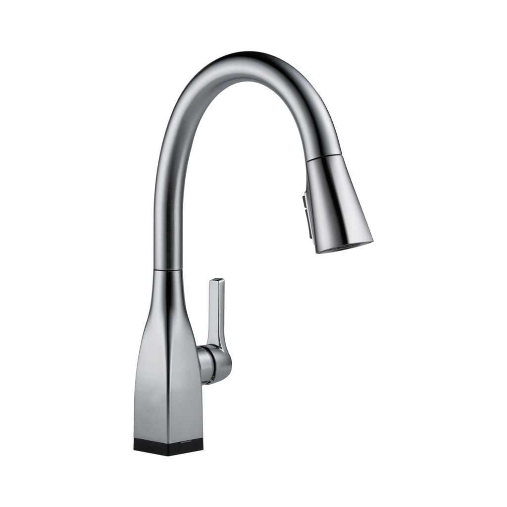 Delta 9183T Mato Single Handle Pull Down Kitchen Faucet With Touch2O Arctic Stainless 1