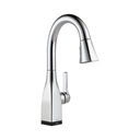 Delta 9983T Mateo Single Handle Pull Down Bar Prep Faucet Touch2O Chrome 1