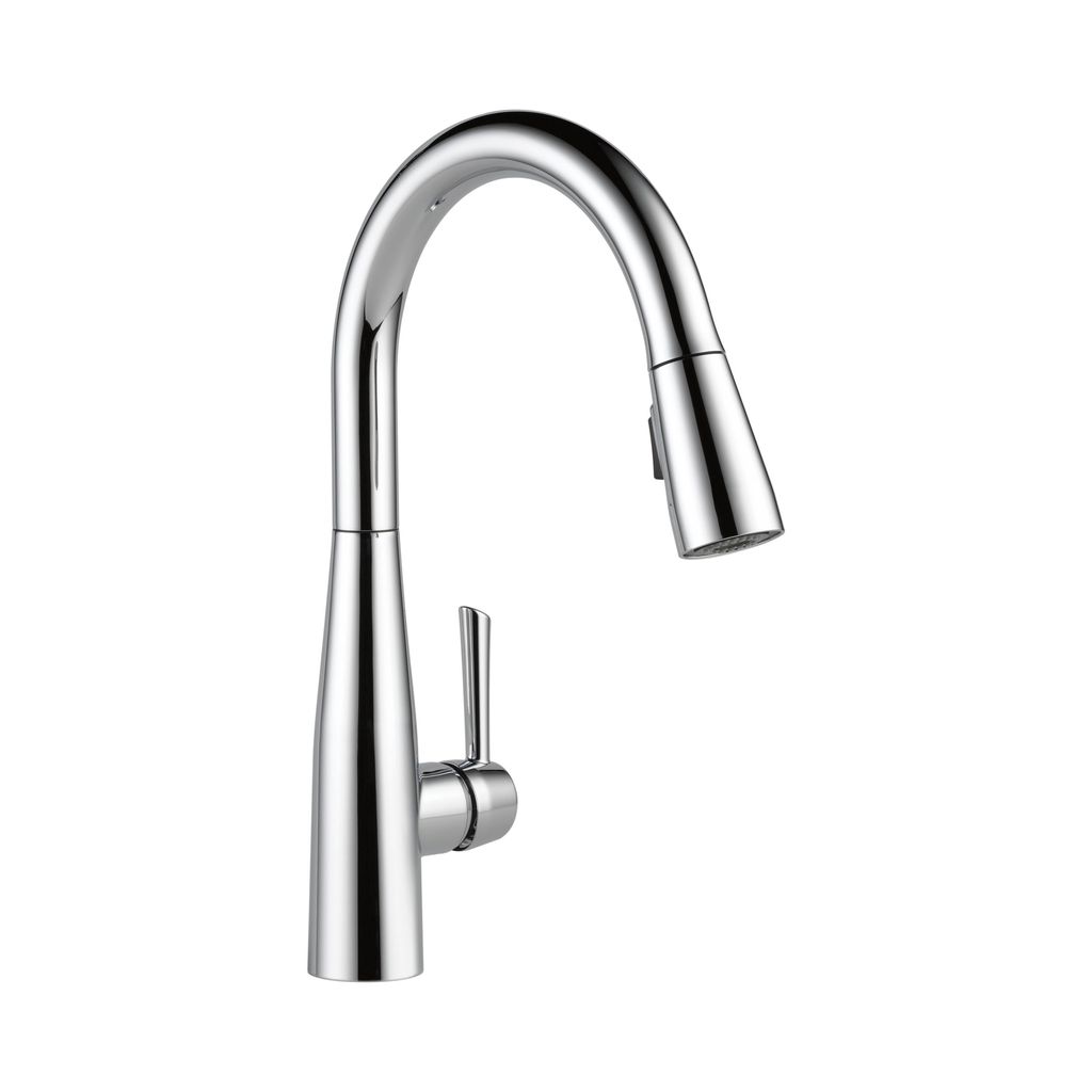 Delta 9113 Essa Single Handle Pull Down Kitchen Faucet Chrome 1