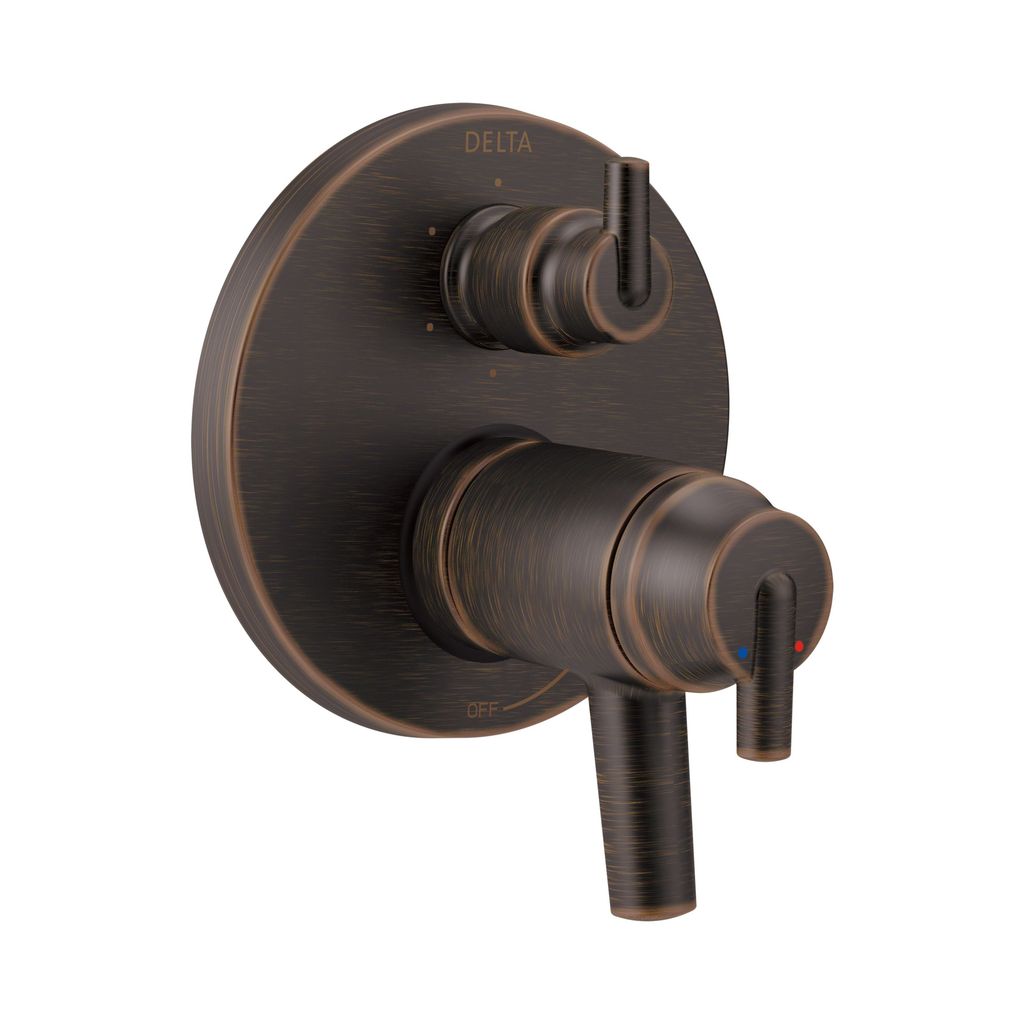 Delta T27T959 Contemporary Two Handle TempAssure 17T Series Valve Trim Venetian Bronze 1