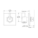 Delta T11953 6 Setting 3 Port Diverter Trim 2