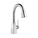 Delta 9983 Mateo Single Handle Pull Down Bar Prep Faucet Chrome 1