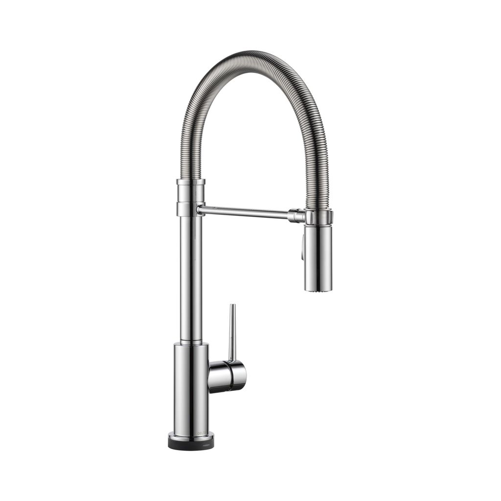 Delta 9659T Trinsic Pro Single Handle Pull Down Kitchen Faucet With Touch2O Chrome 1