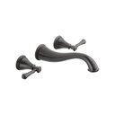 Delta T3597LF Cassidy Two Handle Wall Mount Lavatory Faucet Trim Venetian Bronze 1