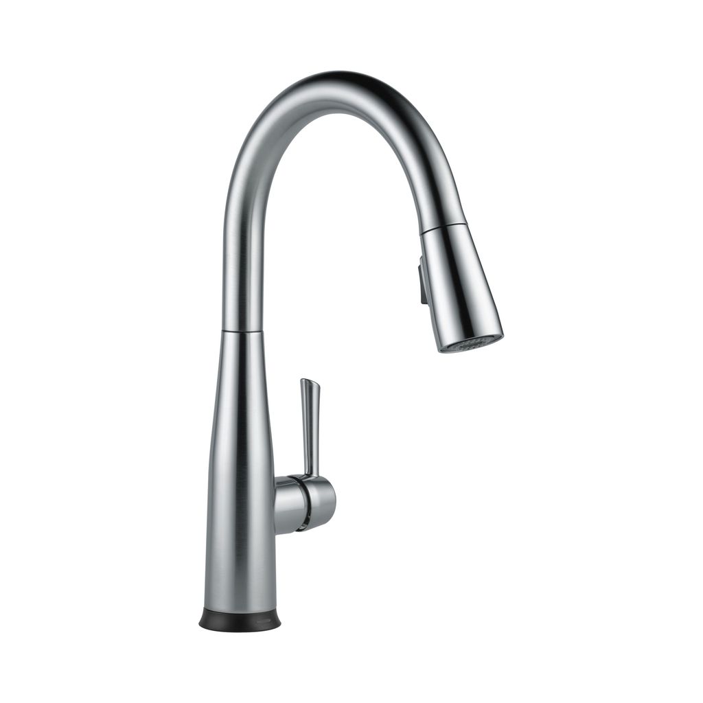 Delta 9113T Essa Single Handle Pull Down Kitchen Faucet Touch2O Arctic Stainless 1