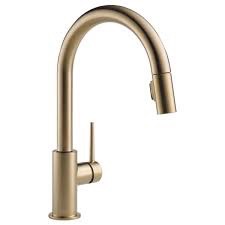 Delta 9159 Trinsic Single Handle Pull Down Kitchen Faucet Champagne Bronze 1