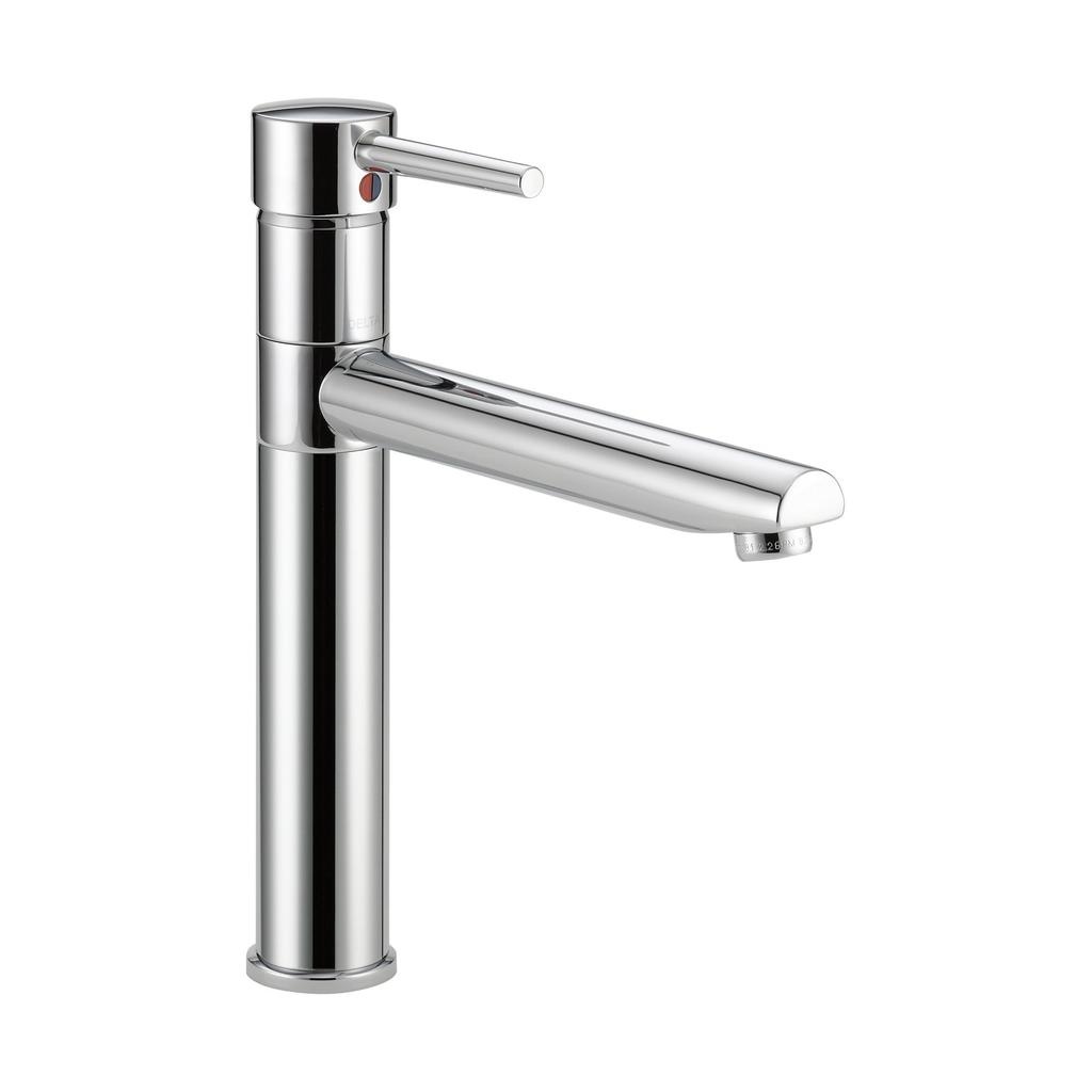 Delta 1159LF Trinsic Single Hole Kitchen Faucet Chrome 1