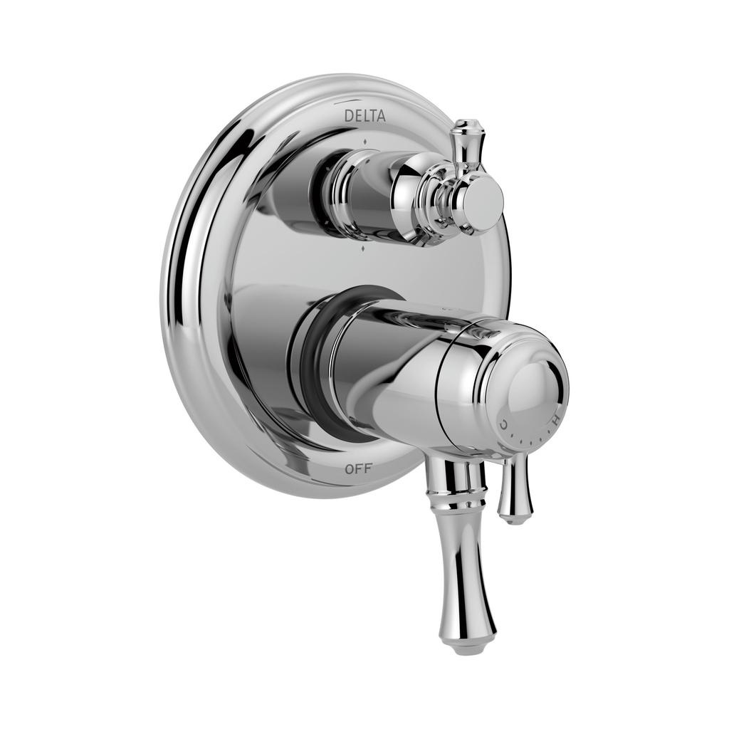 Delta T27T997 Traditional TempAssure 17T Series Valve Trim 6 Setting Diverter Chrome 1