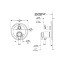 Delta T27T997 Traditional TempAssure 17T Series Valve Trim 6 Setting Diverter Chrome 2