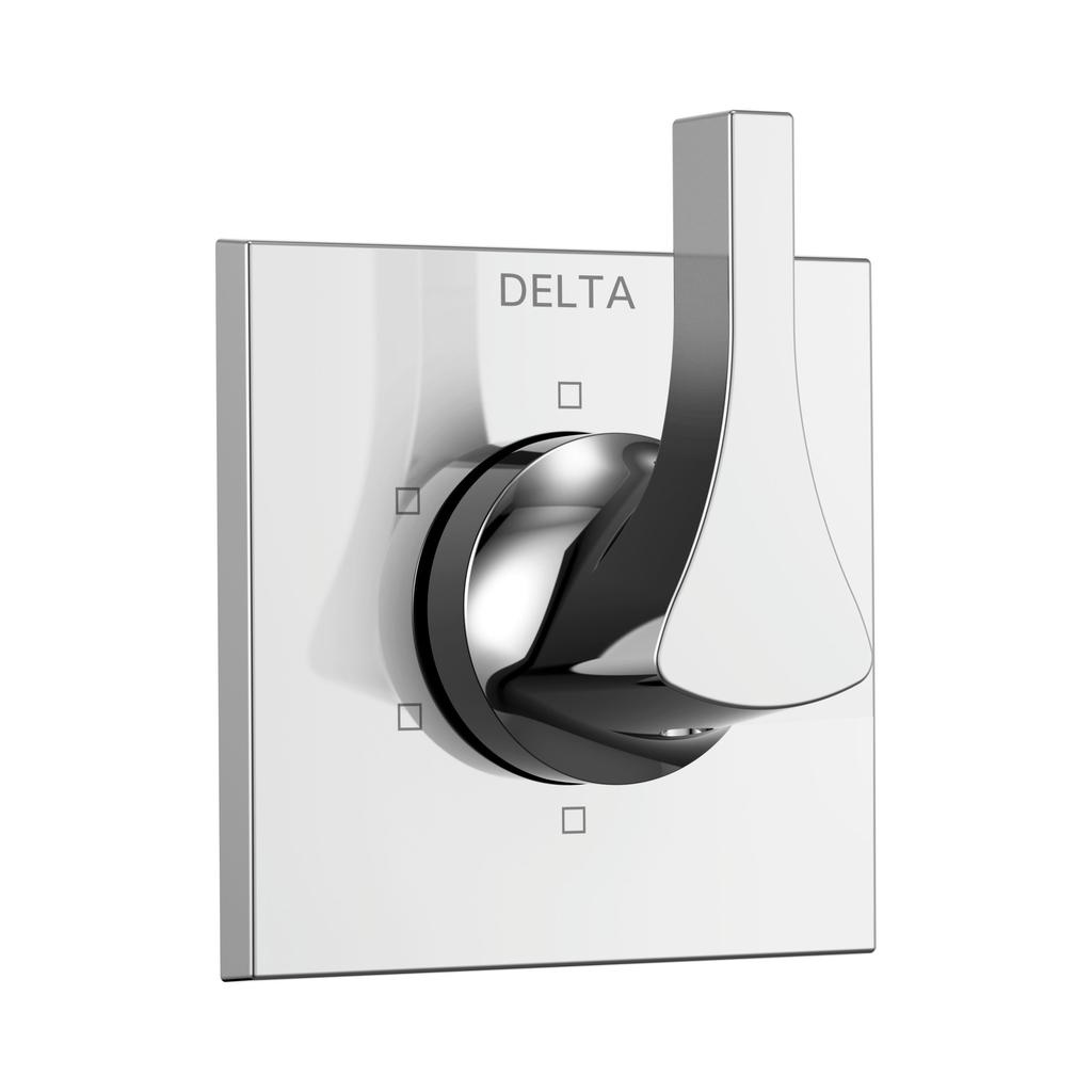 Delta T11974 Zura 6 Setting 3 Port Diverter Trim Chrome 1