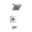 Delta T14474 Zura 14 Series Multi Choice H2Okinetic Tub Shower Trim Chrome 1