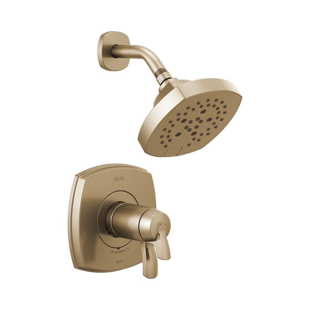 Delta T17T276 Stryke 17 Thermostatic Shower Only Champagne Bronze 1