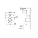 Delta T27T859 MonitorR Tempassure R 17T Series Valve With 3 Setting Diverter Stainless 2