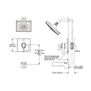 Delta T17274 Zura 17 Series Multi Choice H2Okinetic Shower Only Trim Stainless 2