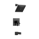 Delta T17474 Zura Monitor 17 Series H2Okinetic Tub &amp; Shower Trim Matte Black 1