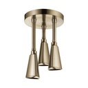 Delta 57140 Zura H2Okinetic Pendant Raincan Shower Head Champagne Bronze 1