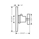 Hansgrohe 39716001 Axor Citterio Thermostatic Trim With Cross Handle Chrome 2