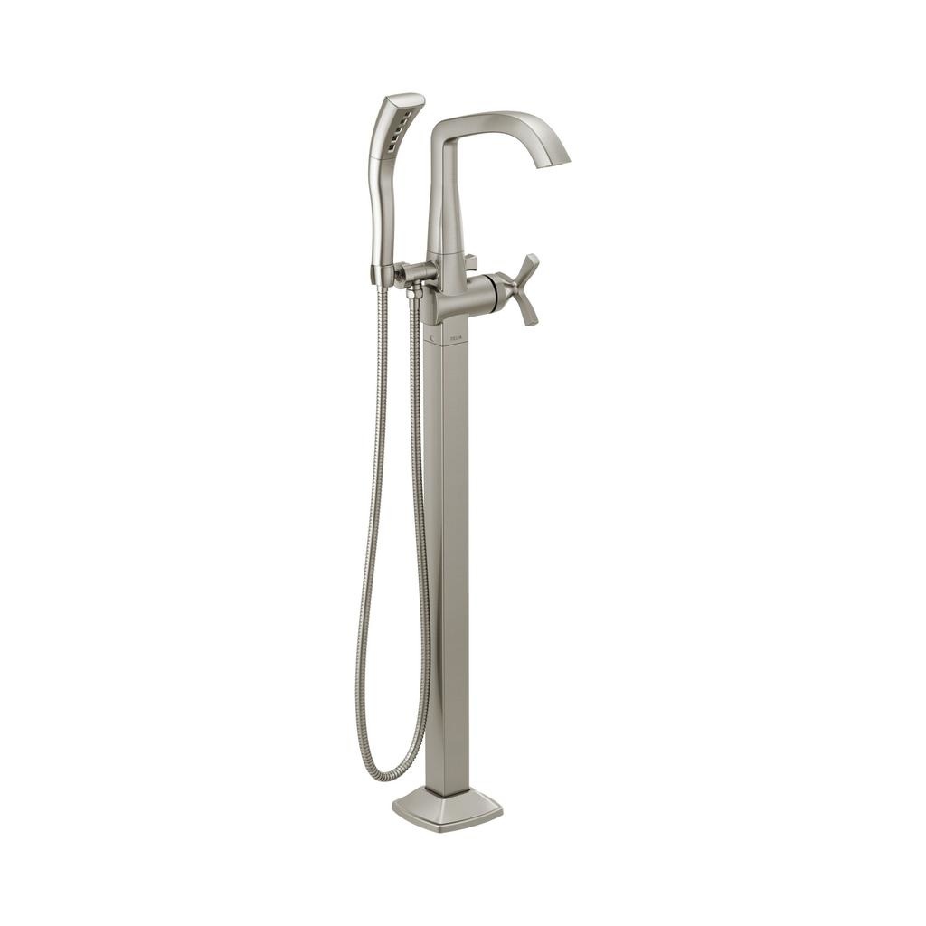 Delta T47766-FL Stryke Freestanding Tub Filler Trim Stainless 1