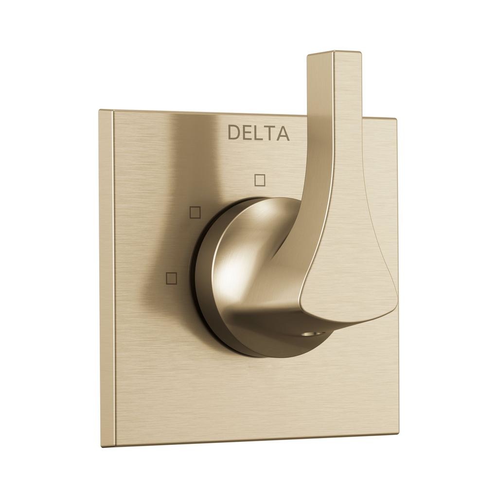 Delta T11874 Zura 3 Setting 2 Port Diverter Trim Champagne Bronze 1