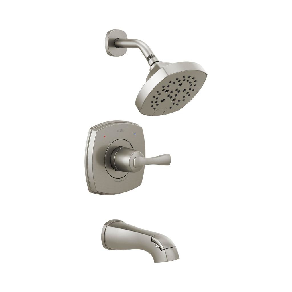 Delta Stryke T14476 14 Series Tub And Shower Stainless 1